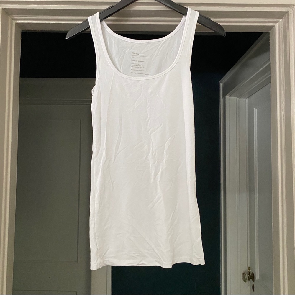 Storq Maternity The Daily Tank - White - Size 1